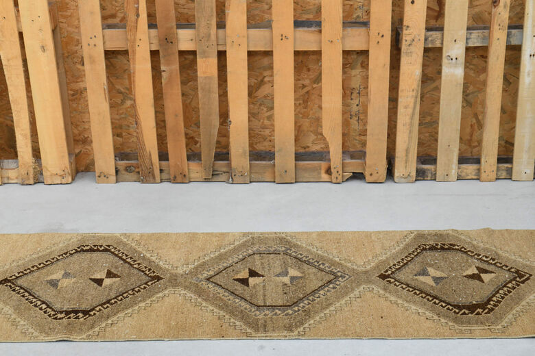 Natural Turkish Runner Rug