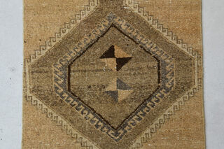 Natural Turkish Runner Rug - Thumbnail