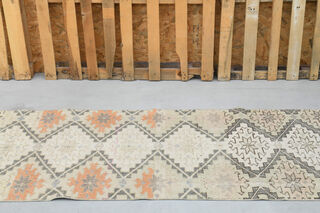 Vintage Turkish Runner Rug - Thumbnail