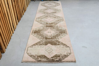 Turkish Faded Runner Rug - Thumbnail