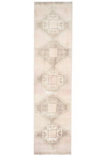 Turkish Faded Runner Rug - Thumbnail