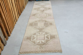 Turkish Faded Runner Rug - Thumbnail