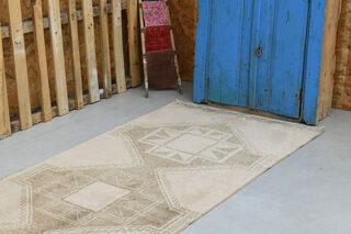 Turkish Faded Runner Rug - Thumbnail