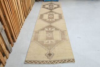 Turkish Oushak Runner Rug - Thumbnail