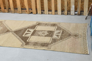 Turkish Oushak Runner Rug - Thumbnail