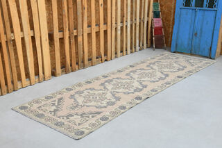 Oriental Turkish Runner Rug - Thumbnail