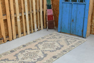 Oriental Turkish Runner Rug - Thumbnail