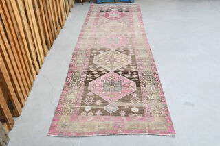 Handwoven Turkish Runner Rug - Thumbnail