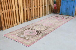 Handwoven Turkish Runner Rug - Thumbnail