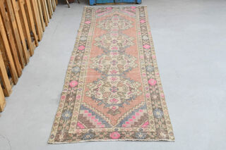 Vintage Turkish Runner Rug - Thumbnail