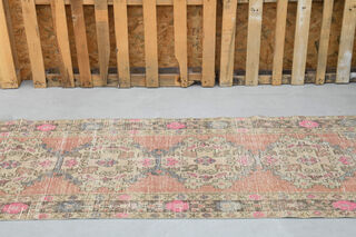 Vintage Turkish Runner Rug - Thumbnail