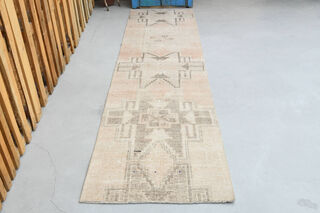 Vintage Turkish Runner Rug - Thumbnail