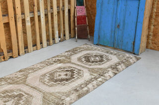 Turkish Handmade Runner Rug - Thumbnail