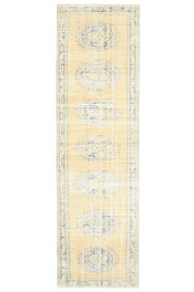 Turkish Vintage Runner Rug - Thumbnail