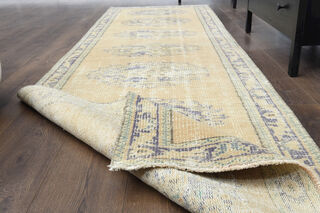 Turkish Vintage Runner Rug - Thumbnail