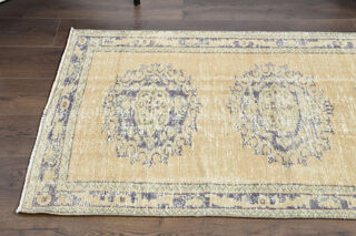 Turkish Vintage Runner Rug - Thumbnail