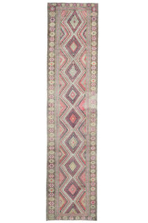 Turkish Long Runner Rug - Thumbnail