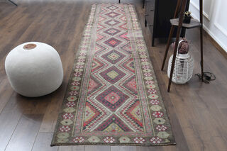 Turkish Long Runner Rug - Thumbnail