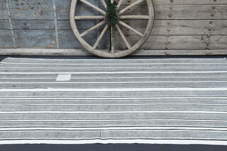 Striped Vintage Kilim Rug - Thumbnail