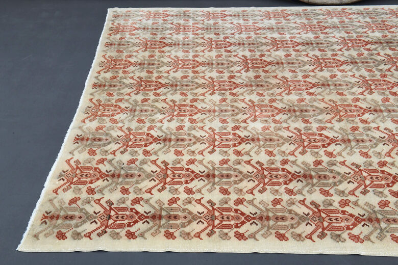 Turkish Vintage Area Rug