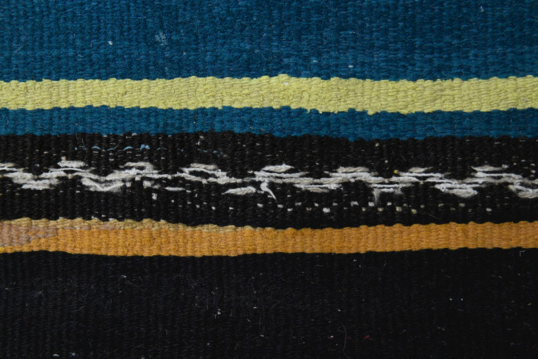 Turkish Vintage Area Kilim Rug