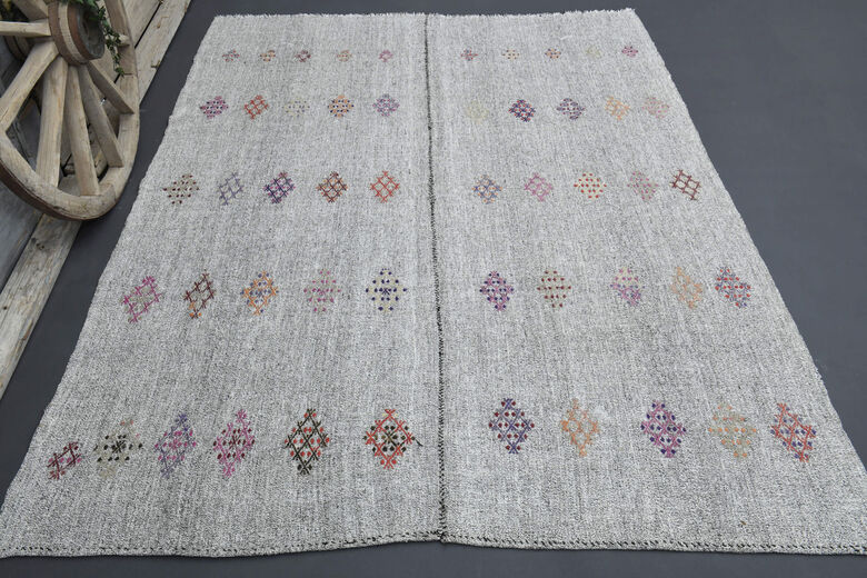 Vintage Turkish Kilim Rug