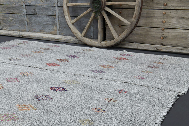 Vintage Turkish Kilim Rug