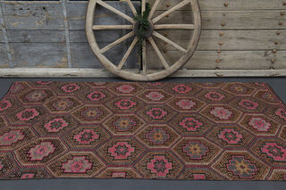 Vintage Turkish Kilim Rug - Thumbnail