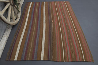 Vintage Turkish Kilim Rug - Thumbnail