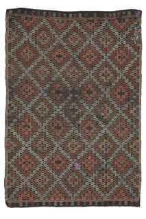 Vintage Turkish Kilim Rug - Thumbnail