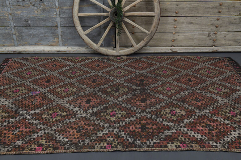 Vintage Turkish Kilim Rug