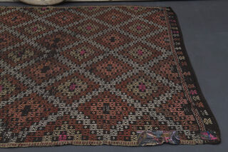 Vintage Turkish Kilim Rug - Thumbnail