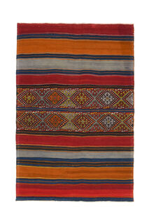 Vintage Traditional Turkish Kilim Rug - Thumbnail