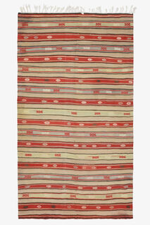 Turkish Vintage Kilim Rug - Thumbnail