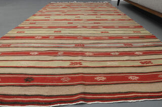 Turkish Vintage Kilim Rug - Thumbnail