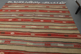 Turkish Vintage Kilim Rug - Thumbnail