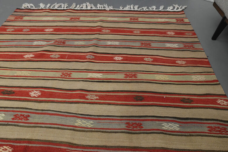 Turkish Vintage Kilim Rug