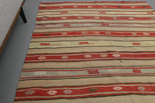 Turkish Vintage Kilim Rug - Thumbnail