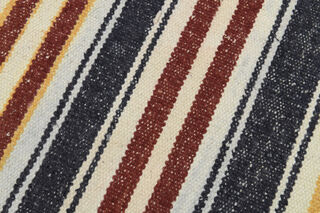 Striped Colorful Kilim Rug - Thumbnail