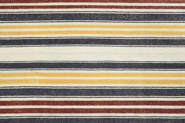 Striped Colorful Kilim Rug