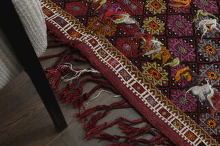 Oushak Handmade Kilim Rug - Thumbnail