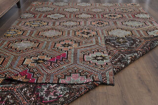 Handmade Vintage Anatolian Cacim Carpet - Thumbnail