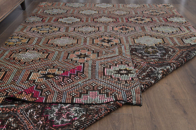 Handmade Vintage Anatolian Cacim Carpet