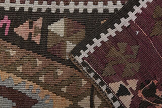 Flatweave Turkish Vintage Wide Runner Rug - Thumbnail