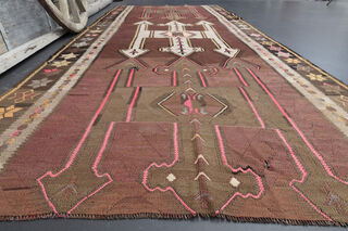 Turkish Vintage Runner Rug - Thumbnail