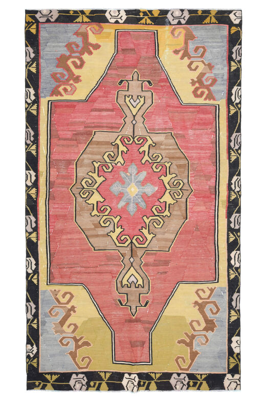 Oushak Cacim Kilim - Vintage Area Rug