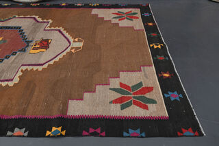 Turkish Vintage Cacim Area Rug - Thumbnail