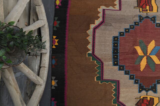 Turkish Vintage Cacim Area Rug - Thumbnail