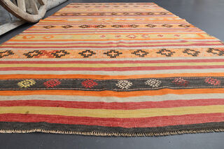 Kilim Vintage Oushak Area Rug - Thumbnail