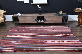 Flatweave Turkish Vintage Area Rug - Thumbnail